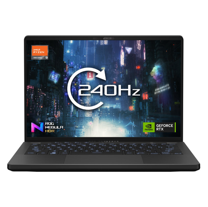 ASUS ROG Zephyrus G14, AMD Ryzen 9, RTX 5060, 16 GB RAM, 1 TB SSD. Win 11 Home. Gaming Laptop