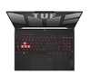 ASUS TUF Gaming A15, Ryzen 5, GF RTX 4050, 8 GB RAM, 512 GB SSD, 15.6", Win 11 Home, 4.55 GHz