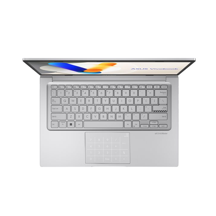 ASUS VivoBook 14, 180 degree hinge design, Intel Core i7, 1355U, up to 5 GHz, Win 11 Home, Intel Iris Xe Graphics, 16 GB RAM, 512 GB