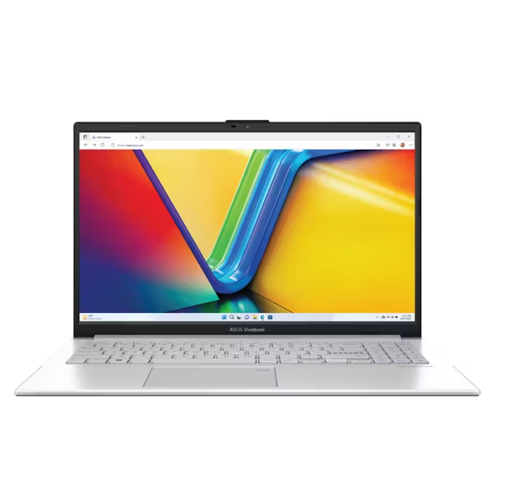 Asus Vivobook Go 15 E1504, Intel N100, 4GB, 128GB,  15.6", 3.4 GHz, Intel UHD Graphics, Cool Silver