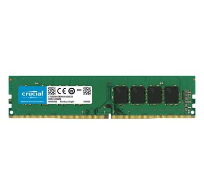 Crucial, DDR4, 16GB, Computer RAM Memory, DIMM 288 pin, 3200 MHz, PC4, 25600, CL22, 1.2 V, unbuffered, Non ECC