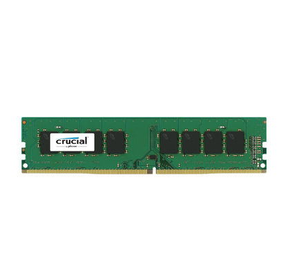 Crucial, DDR4, 8GB, Computer RAM Memory, DIMM 288 pin, 2400 MHz, PC4, 19200, CL17, 1.2 V, unbuffered, Non ECC