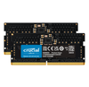 Crucial, DDR5, 16GB, 2 x 8GB, Computer RAM Memory, SO DIMM 262 pin, 4800 MHz, PC5, 38400, CL40, 1.1 V, unbuffered, Non ECC