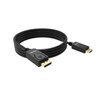 DisplayPort to DisplayPort cable lead 2m. Black. VISION