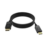 DisplayPort to DisplayPort cable lead 2m. Black. VISION