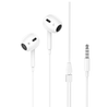 Earphones Max for 3.5mm Audio Jack. Wired, In-ear, Mic, Volume and Call answer buttons. Plug and Play. Hoco M101 Max. White