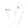 Earphones headset for iPhone and Android white with Volume Buttons and Microphone with 3.5mm. M109