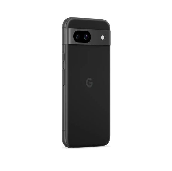 Google Pixel 8a, 5G smartphone, dual SIM, RAM 8 GB, 128 GB, OLED display, 6.1", 2400 x 1080 pixels (120 Hz), 2x rear cameras 64 MP, Obsidian