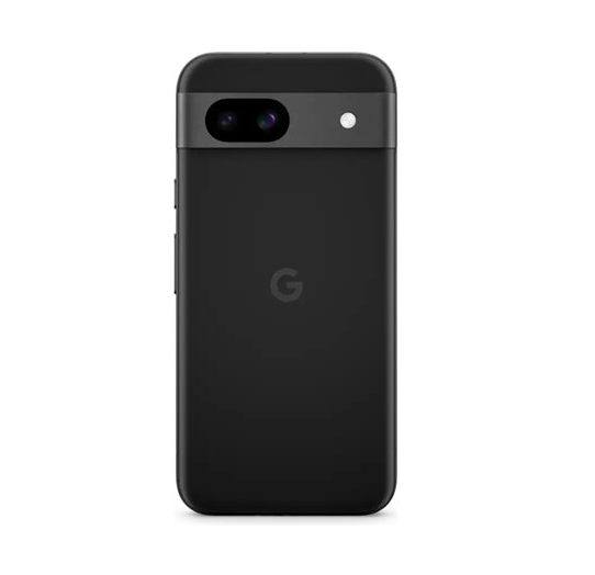 Google Pixel 8a, 5G smartphone, dual SIM, RAM 8 GB, 128 GB, OLED display, 6.1", 2400 x 1080 pixels (120 Hz), 2x rear cameras 64 MP, Obsidian