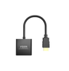 HDMI to VGA 15cm Adapter. Male to Female. Professional installation-grade. Black. VISION