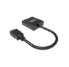 HDMI to VGA 15cm Adapter. Male to Female. Professional installation-grade. Black. VISION