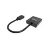 HDMI to VGA 15cm Adapter. Male to Female. Professional installation-grade. Black. VISION