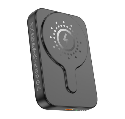 HOCO 10000 mAh Wireless Magnetic Power Bank. Magsafe. Fast Charge PD Type-C 38.5Wh USB-C. J117A black