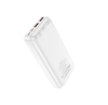 HOCO 20000 mAh Power Bank Fast Charge PD Type-C 65Wh combined Three ports USB-C USB A Black J101A iPhone Android Tablet iPad white