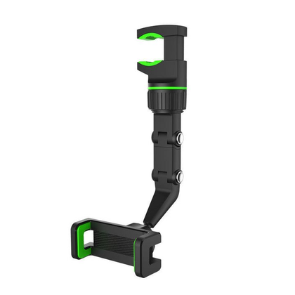 HOCO DCA15 Rearview Mirror Phone Holder 360° Rotating Universal Car Mount Black
