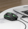 HOCO GM37 Luminous Gaming Mouse RGB Wired 800-2400 DPI Black