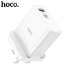 HOCO PD 65W Dual Port Charger. Laptops, MacBooks, iPads, Tablets, Phones, Power Banks. Intelligent Balance Technology, Fast Charge, Compact. C113B