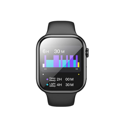 HOCO Y30 Smartwatch Black – Bluetooth Calling, Heart Rate, Fitness Tracker, IP67, 1.63