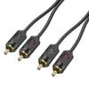 Hoco 2RCA to 2RCA Phono Audio Cable 1.5 metre lead connect TV to HiFI Amplifier sound bar. UPA29