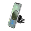 Hoco CA91 Magic MagSafe Car Vent Wireless Charger 15W Fast Charging Magnetic Phone Holder for iPhone, Pixel 10 & Android w/ MagSafe Case – Grey