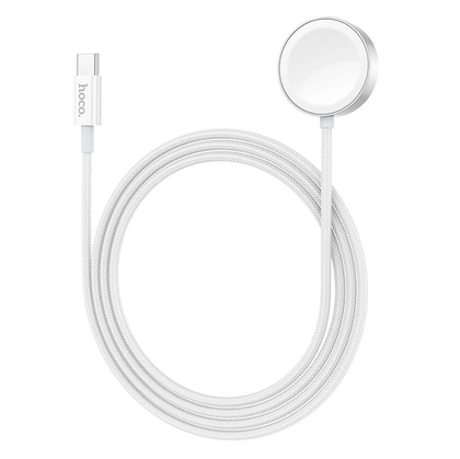 Hoco CW59 Type-C Wireless Charger for Apple Watch & Samsung Galaxy Watch – White