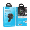Hoco E82 Guerrero Car Charger 30W PD QC3.0 3-Port USB Bluetooth 5.3 FM Transmitter with RGB Light – Black