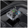 Hoco E86 bluetooth FM transmitter handsfree calling dual car charger USB C PD 30W QC3 USB A flash drive support MP3 / WMA / WAV / FLAC in-car