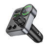 Hoco E86 bluetooth FM transmitter handsfree calling dual car charger USB C PD 30W QC3 USB A flash drive support MP3 / WMA / WAV / FLAC in-car