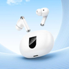 Hoco EQ26 True Wireless Earbuds Bluetooth 5.4 Headphones with ANC+ENC Noise Cancelling, Charging Case – White