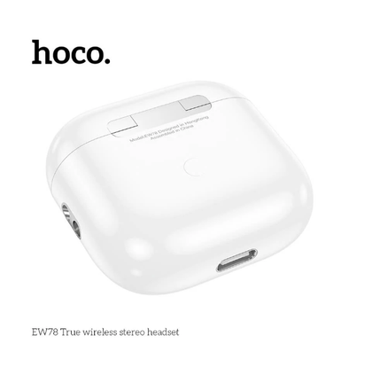 Hoco EW78 Wireless Earbuds Bluetooth 5.4 TWS Headset with Charging Case White