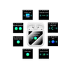 Hoco EW80 Magnificent 2nd Gen TWS Touch Screen Bluetooth Headset Wireless Earbuds with Charging Case – White
