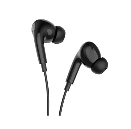 Hoco Earphones headset for iPhone Android Volume Buttons and Microphone with 3.5mm Black3D surround sound. M101 Pro Black