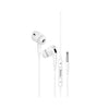 Hoco Earphones headset for iPhone Android Volume Buttons and Microphone with 3.5mm  White 3D surround sound. M101