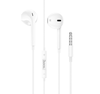 Hoco Earphones headset for iPhone Android Volume Buttons and Microphone with 3.5mm  White 3D surround sound. M101