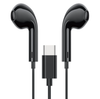 Hoco Earphones headset for iPhone Android Volume Buttons and Microphone with USB C. 3D surround sound. M101. Black. iPhone 15,16,17, Android