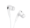 Hoco Earphones headset for iPhone Android Volume Buttons and Microphone with USB C. 3D surround sound. M101 Pro. White. iPhone 15,16,17, Android