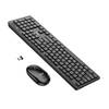 Hoco GM17 Professional Wireless Keyboard and Mouse Set – 2.4G USB, English Layout, Black, 104 Keys, Adjustable DPI