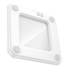 Hoco HI21 Smart Body Weight Scale with Bluetooth 4.2, Heart Rate Monitoring, 180kg Capacity. White