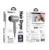 Hoco HP13 Plus Professional Hot & Cold Air Foldable Hair Dryer – 1600W - Rose Red