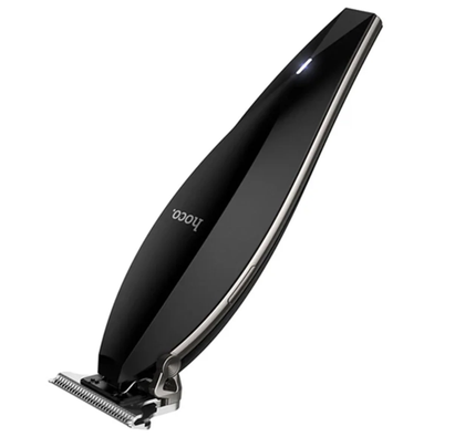 Hoco HP25 Electric Hair Clipper, Cordless Stainless Steel Trimmer, 120 Min Runtime, Black
