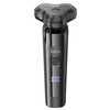 Hoco HP32 Electric Shaver for Men, 3-Blade Wet & Dry Razor, Waterproof, LED Display, Travel Lock – Black