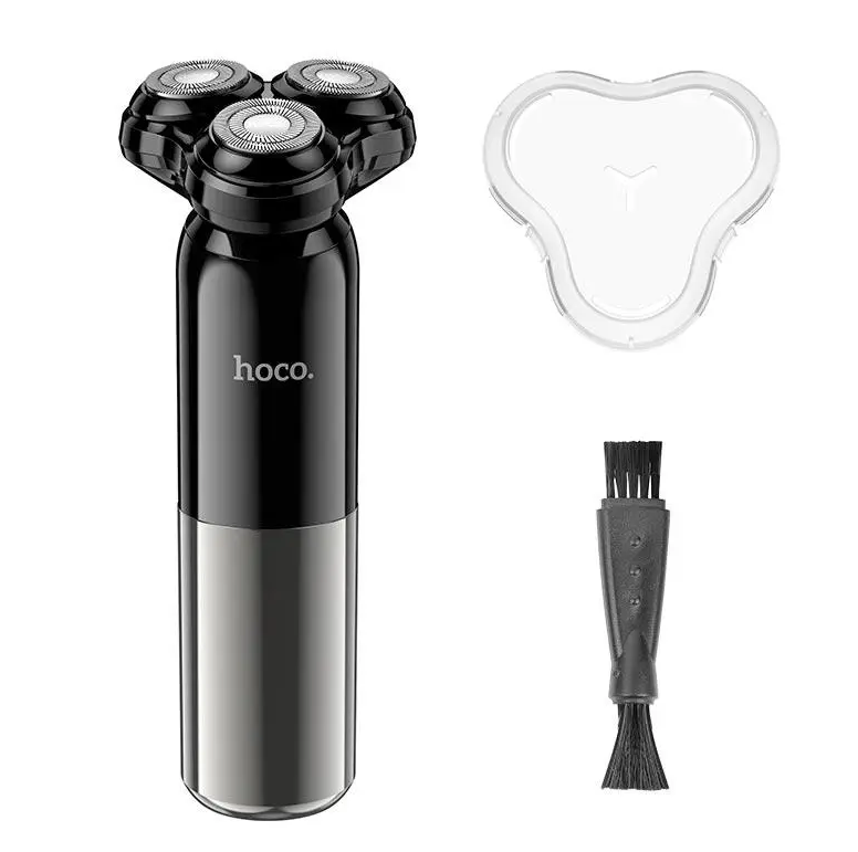 Hoco HP35 Electric Shaver for Men – Portable 3-Blade Rechargeable Wet & Dry Razor with LED Display, USB Charging, IPX7 Waterproof