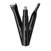 Hoco HP37, 3-in-1, Multifunctional Nose Hair Trimmer, Black, Rechargeable, with Razor Blade, Eyebrow Trimming Blade, Cleaning Brush.