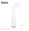 Hoco HX10 Rechargeable Desk Lamp with Clamp, Adjustable Brightness & Color Temperature, 1200mAh Battery, 2W LED Light