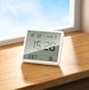 Hoco HX41 Indoor 5-in-1 Electronic Day Time Clock with Hygrothermometer LCD Display White