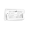 Hoco HX42 Indoor Alarm Clock with Thermometer & Hygrometer, LCD Display, Comfort Reminder – White