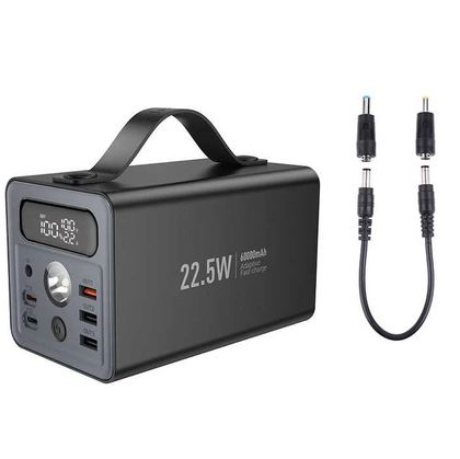 Hoco J138 60000mAh Multi-Function Power Bank 22.5W Fast Charging with LED Display – Black