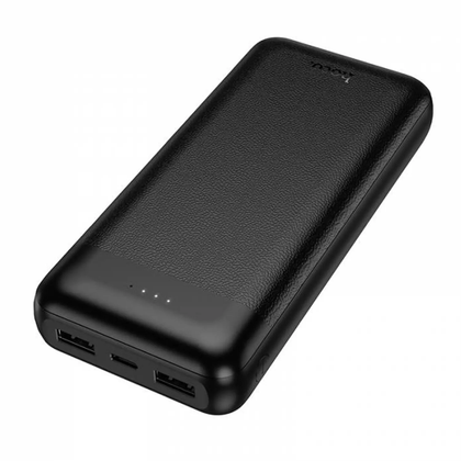Hoco J153A Stability 20000mAh Portable Power Bank Black Dual USB Output Fast Charging LED Indicator Travel Charger