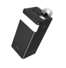 Hoco J86A Powermaster 50000mAh Power Bank with LED Lamp, 22.5W Fast Charging, USB & Type-C Output – Black