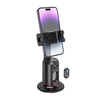 Hoco K23 Auto Face Tracking 360° Phone Holder with Remote Control, Tripod Mount, 4.5–7" Smartphone Compatible – Black
